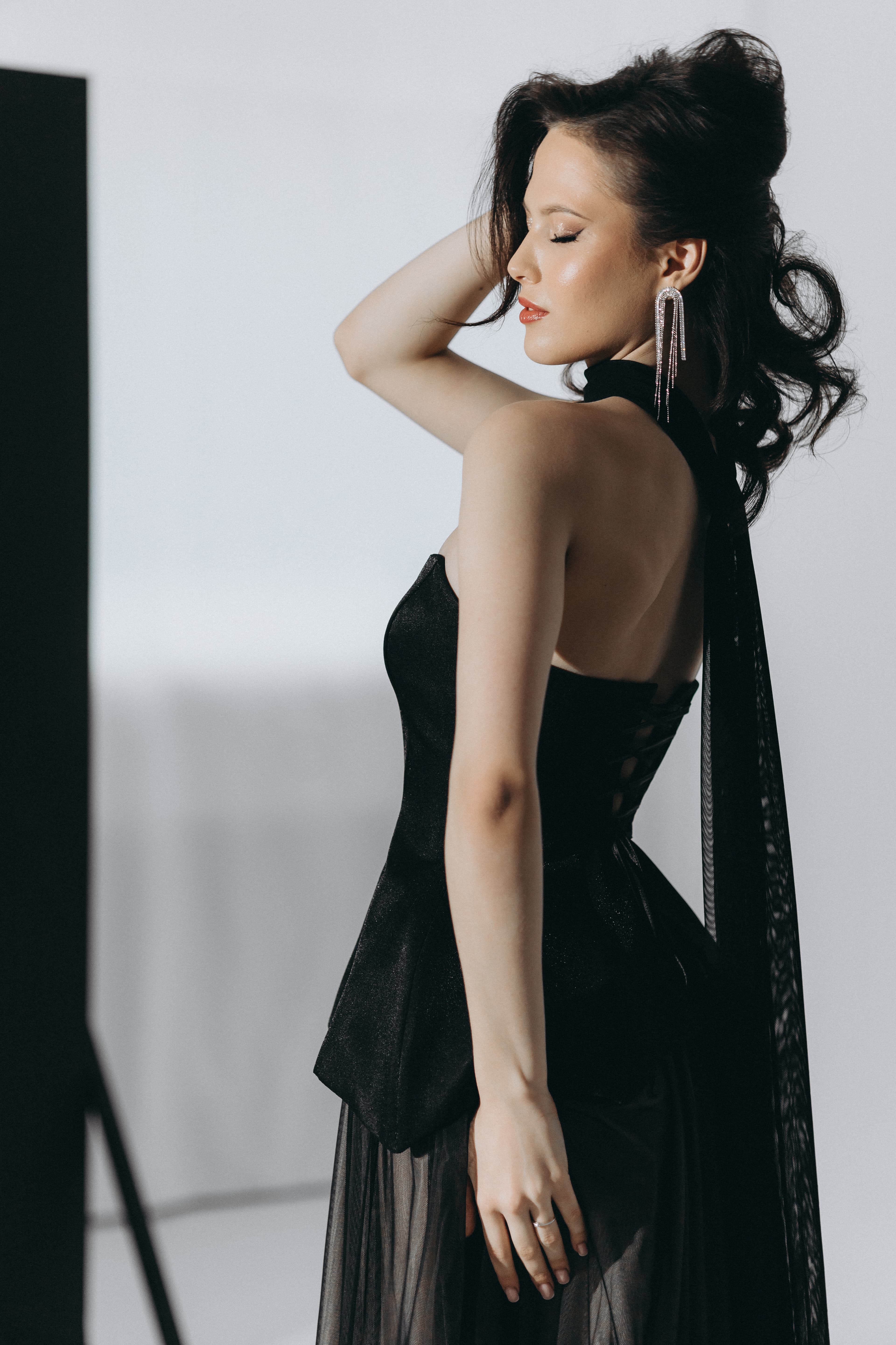 Anna Horetska studio fashion shot