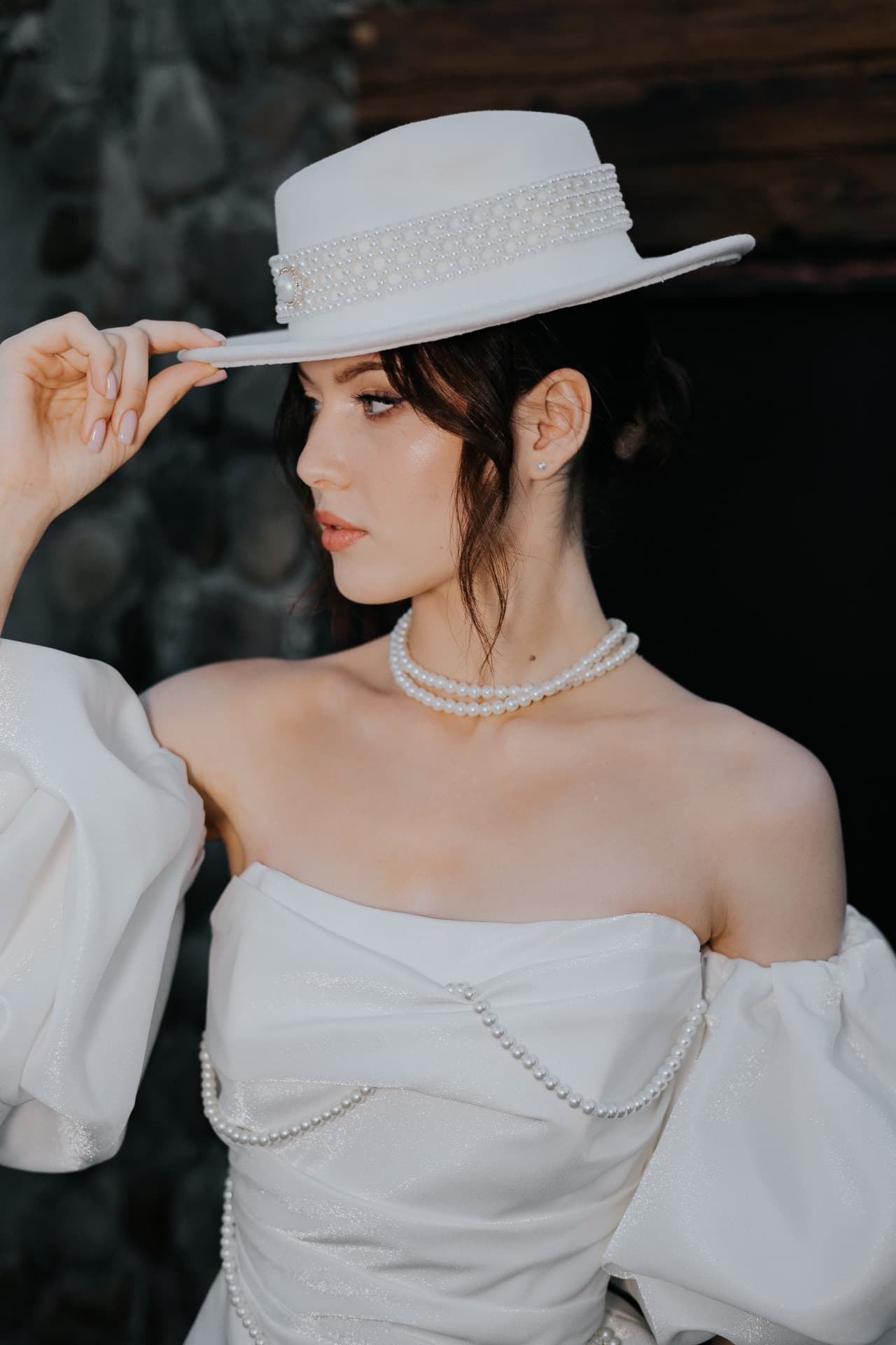 Anna Horetska modelling shot