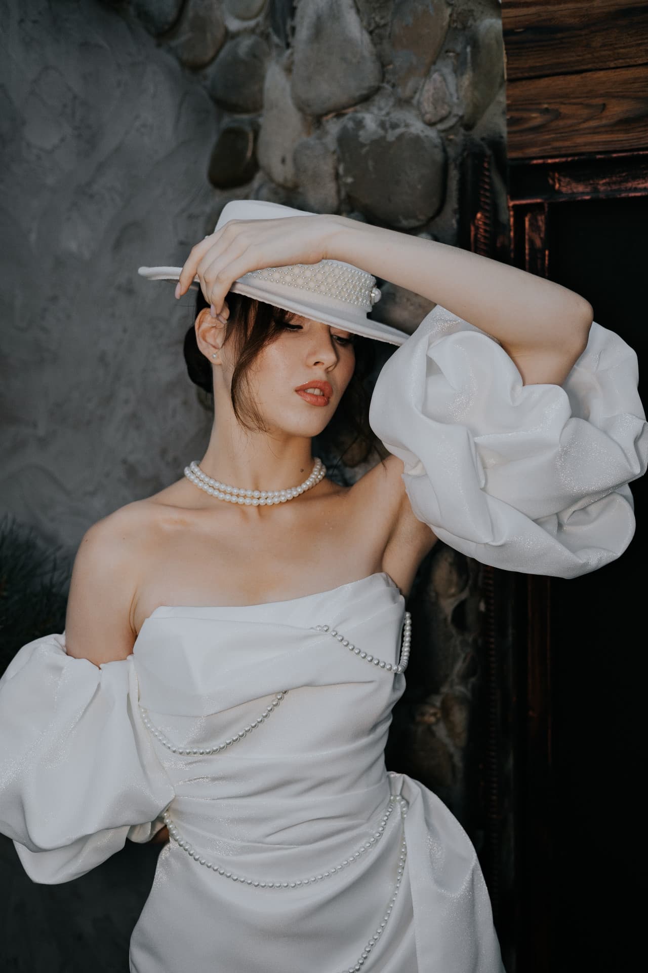 Anna Horetska fashion editorial portrait