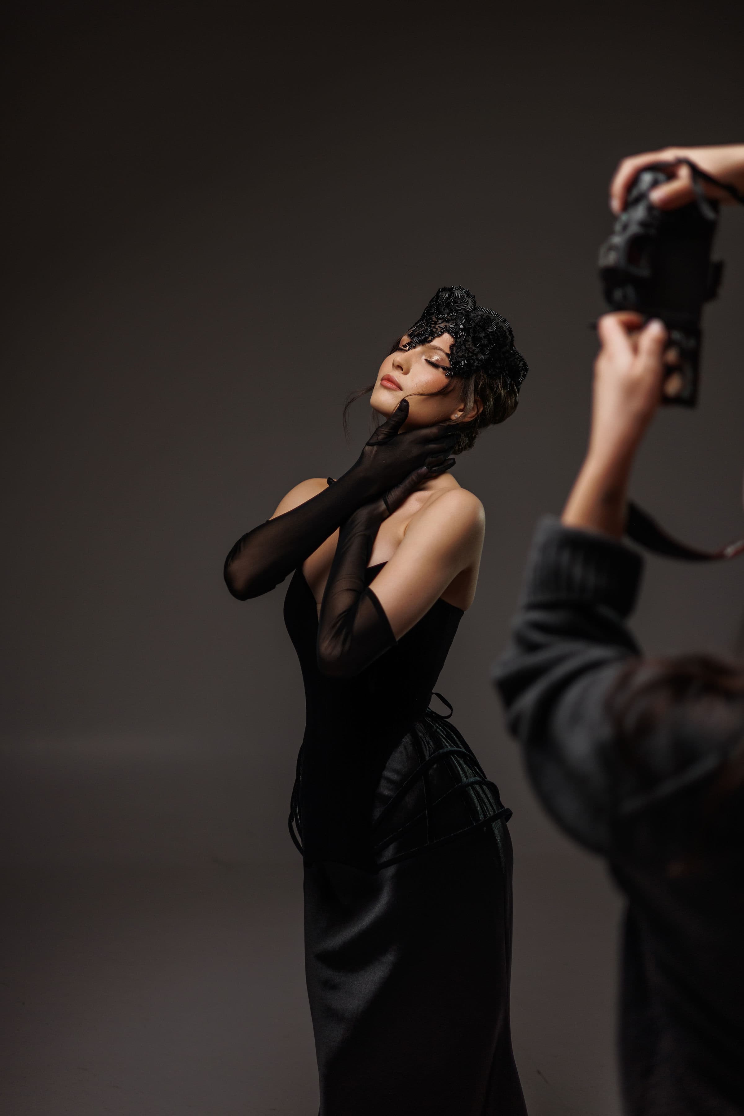 Anna Horetska editorial shoot portrait